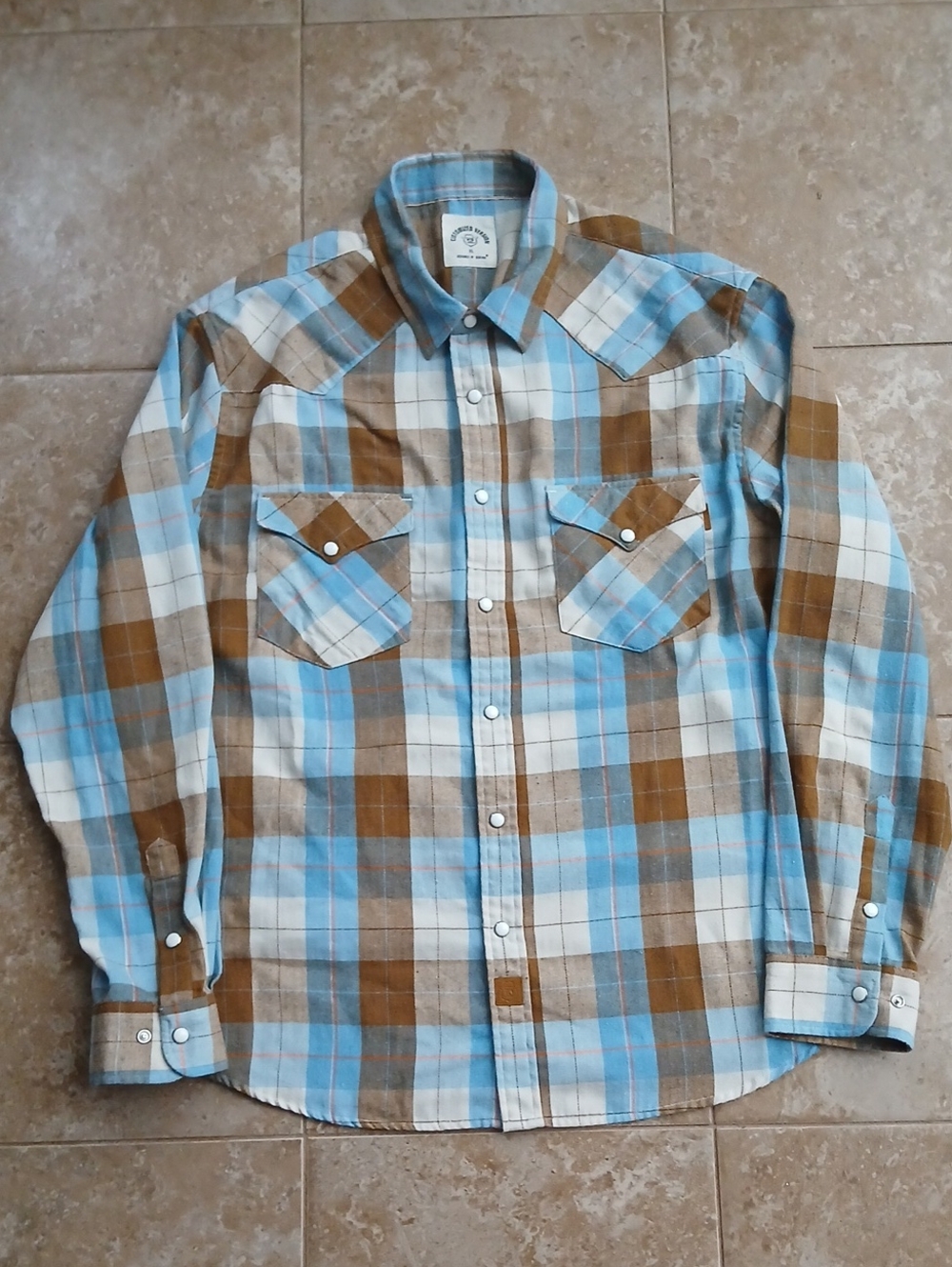 Dubinik Casual Plaid Button-Down Flannel Shirt